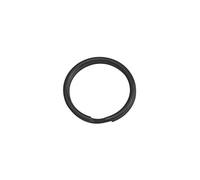 Wuuycoky 30mm Outer Diameter Metal Black Key Rings Curved Surface Split Ring Pack of 30