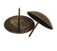 Wuuycoky Round Large-headed Nail 38mm Diameter Head Color Antique Brass Pack of 30