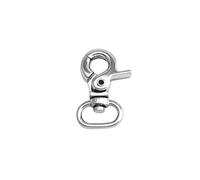 Wuuycoky Silvery 0.5" Inner Diameter Oval Ring Small Pliers Buckle Lobster Clasps Swivel Snap Hooks Pack of 15