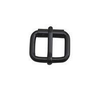 Wuuycoky Single Prong 1.5"X1" Internal Size Black Roller Buckle For Belt Strap Pack of 6