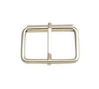 Wuuycoky Single Prong 2"X1.2" Internal Size Silvery Roller Buckle For Belt Strap Pack of 4