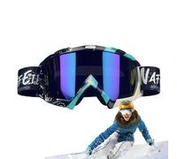 Wuvfojca 2 Pack Ski Goggles Anti Fog Ski Goggles UV Protection Nti-glare Skiing Goggle Over Helmet Windproof For Snowboard Snow Kids Boys Girls Men Women