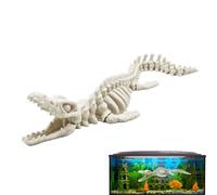 Wuvfojca 3D Printed Mosasaurus Figure, 3D Printed Articulated Collectible Figures, Dinosaur Skeleton Model - for Home, Offices, Bedroom, Children's Room, Bathroom, Desk, Bookshelf, Table