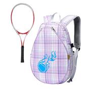 Wuvfojca Children's Tennis Racket Backpack 40 x 28 x 1 5 cm Oxford Cloth Backpack Storage Bag Equipment for Pickleball Water Bottle Badminton