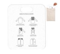 Wuvfojca Folding Board for Clothes, 2 Pieces, 30.5 x 25.3 cm, Folder Board for Shirts, Laundry Aid Folding Tool for Children, Adults, Clothing, Shirt, Home and Travel