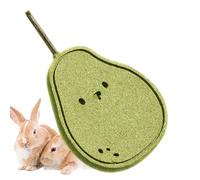 Wuvfojca Rabbit Chews - Large Natural Pear Digestive Support | Hamster Chew Toys Pet Supplies,for Small Animal Hamster Chinchilla Indoor Outdoor Home Cage Play Training Enrichment