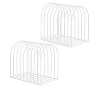 Wuvfojca Sturdy Metal Iron Hat Holder with Space Saving - 2 Pieces - Home Use Winter Hat Display Stand for Office Bedroom Dressing Dresser on Tabletop