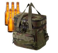 Wuvfojca Travel Cooler - 19L Pack Ice Tote Box - Beach Cooler - for Pool Truck Work Car Outdoor Beach Camping Picnic Fishing Road Trip