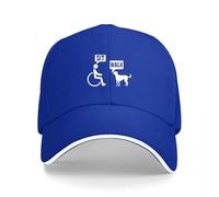 wuvhpxzz Funny Wheelchair Humor Joke for a Disability in a Wheelchair Baseball Cap Dad Hat flndm-Color2