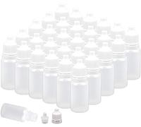 WUWEOT 150 Pack 10ml Plastic Dropper Bottle, Clear Empty Squeezable Drop Bottles Essential Oil Bottle Containers Eye Liquid Dropper with Cap