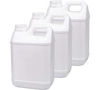 WUWEOT 3 Pack 2.5 L Plastic F-Style Jugs, Large Empty Jug Container Bottle with Child Resistant Airtight Lids, Reusable Food-Grade BPA Free HDPE Plastic, for Home and Industrial Use
