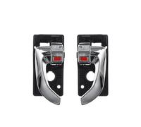 WUWMTUTCK 2/4Pcs Car Interior Inside Door Handle Left Right Replacement Set Fit For Hyundai Tucson 2005 2006 2007 2008 2009 Car Accessories(Chrome x2)