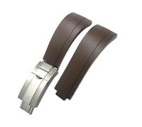 WUWMTUTCK 20mm 21mm Rubber Short Buckle Watchband Fit For Rolex For Daytona Submariner Role OYSTERFLEX Yacht Master Small Wrist Silicone Strap