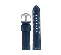 WUWMTUTCK 20mm 22mm 24mm 26mm Vintage Crazy Leather Men's Watch Belt Substitute Fit For Panerai For M-ido For O-mega Men Band