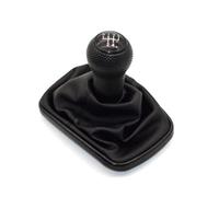 WUWMTUTCK 23mm 5/6 Speed Black Frame Gear Shift Knob Lever Gaiter Boot Fit for Volkswagen Fit for VW Golf 4 IV MK4 GTI R32 Bora Jetta 1999-2004(5 Speed)