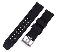 WUWMTUTCK 23mm Silicone Strap Fit For Luminox 1820/7251/3050 Watch Band Men Rubber Sport Waterproof Wrist Bracelet Metal Buckle Accessories