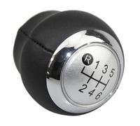 WUWMTUTCK 5/6 Speed Car Gear Shift Knob Lever Shifter Stick Handball Fit for Toyota Fit for Corolla RAV4 Avensis Yaris Verso Auris Aygo(Silver 6 Speed)