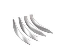 WUWMTUTCK 51417275487 51417275488 Interior Door Pull Handle Outer Cover Trim Replacement Fit For BMW 3 4 Series F30 F31 F32 F33 F34 F35 F36(Silver Outer Cover)