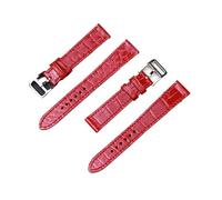 WUWMTUTCK Accessories 16mm Skin Leather Bracelet Replacement Belt Fit For Her-mes Watch Strap Bamboo Grain Round(Grey b with buckle)