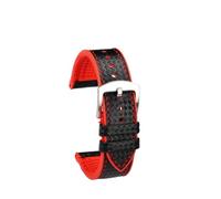 WUWMTUTCK Fit For Hamilton Watch Strap Khaki Aviation Wind Speed Series Composite Carbon Fiber Watchband Accessories Sport Rubber Men 20mm 22m