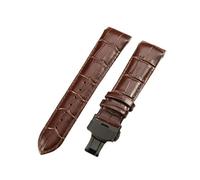 WUWMTUTCK Leather Watch Strap Fit For Philippe Aquanaut Tissot 1853 For Couturier T035410a T035617a Watchband Accessories 22 23 24mm(Brown-Black-B1,24mm)