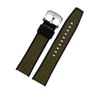 WUWMTUTCK Leather With Silicone Bottom Watchband Fit For SRPD76K1 SRPE80K1 SRPE79K1 Wristband Sports Strap 22mm Black Brown