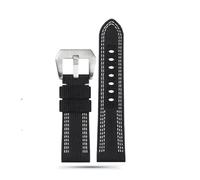 WUWMTUTCK Nylon Canvas Watch Strap Applicable Fit For Panerai 00984 985 Sneaking 441 Series 24mm 26mm For Man Accessories Bracelet