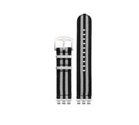 WUWMTUTCK Nylon Canvas Watch Strap Fit For SWATCH YVS420 YVS454 YVS451 YVS400 YVS404 21mm Black Orange Green Red Blue Watchband Adapter Refit(A17-S pin)