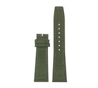 WUWMTUTCK Nylon Canvas Watchband Fit For IWC For PILOT For Portugal Fabric Watch Strap 20mm 21mm 22mm Bracelet Black Armygreen Blue Wrist Belt(Green no buckle,21mm)