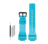 WUWMTUTCK Resin Rubber Silicone Watch Strap 18mm Bright Or Matte Men Women Watchband Bracelet Fit For Casio Fit For G-SHOCK DW-H5600 AQ-S810W AEQ-110(Bright blue-B)