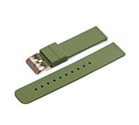 WUWMTUTCK Silicone Strap Folding Buckle Fit For Samsung For Galaxy Watch Gear S2 S3 Quick Release Rubber Bracelet Band(ArmyGreen-RG)