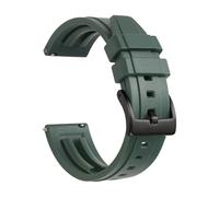 WUWMTUTCK Silicone Watch Band Quick Release Rubber Straps 18mm 19mm 20mm 21mm 22mm 24mm Diving Men Watches Accessories(Green 2,20mm)