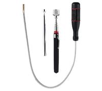 WUWWUT 3 Pcs Telescopic Magnetic Pickup Tool, Extendable Magnetic Pickup Tools, Flexible Grabber Pickup Tool with Non-Slip Handle, Telescoping Magnetic Retrieval Rod (550MM 15LB 3.5LB)