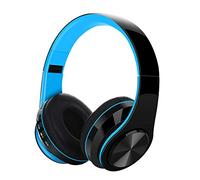 WuXingMeiLi Bluetooth Over-Ear Headphones, Foldable Wireless and Wired Stereo Headset Micro SD/TF, FM for Cell Phone,PC,Soft Earmuffs &Light Weight