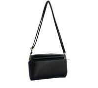 WuXingMeiLi Women's Cross-Body Bags, Small Black PU Leather Crossbody Bags for Women, Messenger Shoulder Handbag for Ladies Everyday