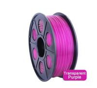 WUXUN3DP 1kg 3D Printer Filament PETG 1.75mm Sublimation Plastic Marble Translucent Green Black Red(Trans-Purple)