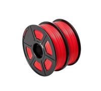 WUXUN3DP 2 Kg PLA Plus Filament 2 Rolls 3D Printer Material 1.75MM Good Toughness Odorless No Bubble Bright Color(PLAPLUS 2 Red)