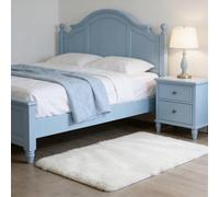 WUXXIANG Shaggy Rugs 292 x 160 cm Anti Slip, Shaggy Soft, Elegant, Easy to Clean, Non-Shedding, Washable Runner Rug for Bedroom for Bedroom, Living Room, Kitchen, Bedside, Hallway, White