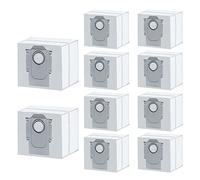 WuYan 10pcs Replacement Dust Bag for Xiaomi Roborock S7 MaxV Ultra / Q5+ / Q7+ / Q7 Max+ / T8 Robot Vacuum Cleaner Bags