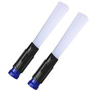 WuYan 2 Set Universal Cleaner Dust Brush Tubes, Multifunction Vacuum Cleaner Straw Tubes Dust Dirt Brush Remover, Portable Vacuum Cleaner Descaling Brush Head Extension Hose Gap Suction Head