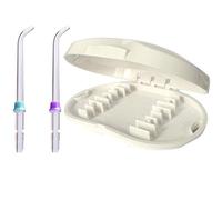 WuYan Dustproof Nozzle Box for Waterpik + 2pcs Oral Hygiene Standard Tips Suit for WP-100 WP-450 WP-250 WP-300 WP-660 WP-900