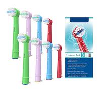 WuYan Kids' Toothbrush Head for Oral B, Children Electric Tooth Brush Heads Compatible for Braun, Replacement Brush Heads Compatible for Dual Clean, Precision Clean, White Clean, Pack of 8