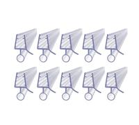 Wuyangcun 10 Pack Shower Door Bottom Seal Strip 50cm Each Rigid Transparent PVC Bath Door Drip Guard Fits 6-12mm Glass for Window Screen (6mm)