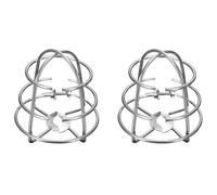 Wuyangcun 2 Pack Stainless Steel Fire Sprinkler Head Guard Universal 1/2" 3/4" Protector Cage Durable Bracket Protective for Flush Side Wall Pendant Mounts