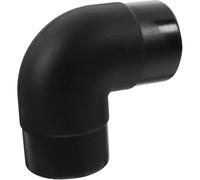 Wuyangcun 60mm 90 Degree Elbow Duct Connector for Diesel Air Heater Black Plastic Heat-Resistant Warm Air Outlet Vent Hose Adapter for RV Van Camper Boat