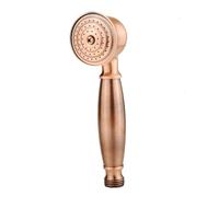 Wuyangcun Retro Red Copper Handheld Shower Head Vintage Telephoned Full Copper Durable Construction for Comfortable Shower 7In Universal G1/2 Connector