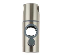 Wuyangcun Shower Head Holder, 360° Rotatable Adjustable 25mm Rail Compatible with ABS Push Button Push Button Shower Bracket for Handheld Shower (Zirconium Gold)