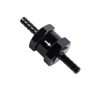 Wuyaoyao 1/4" Fuel Check Valve, 1/4 Inch 6mm OD Aluminium Alloy Fuel Line Check Valve One Way Non Return for Diesel Gasoline Water Petrol Oil, Engine Parts Car Accessories (6mm)