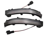 WUYDKEL Automotive Turn Signal Compatible With For Saveiro For Voyage G5 G6 G7 G8 2010-2021 5Z0949102 2Pc Dynamic Turn Signal Lamp Mirror Water Blink Flowing Signal Lights(Black)