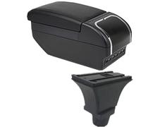 WUYDKEL Car Armrest Compatible With Fiat 500 2009 2010 2011 2012 2013 2014 2015 2016 2017 2018 2019 2020 2021 2022 Car Central Console Seat Armrest Box Suit(Black)